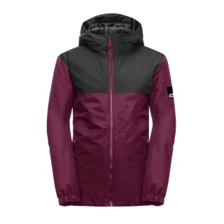 Jack Wolfskin Winter Jacket Spirit 2L (waterproof, windproof, breathable, durable) 2022 ruby red Children (164-176)